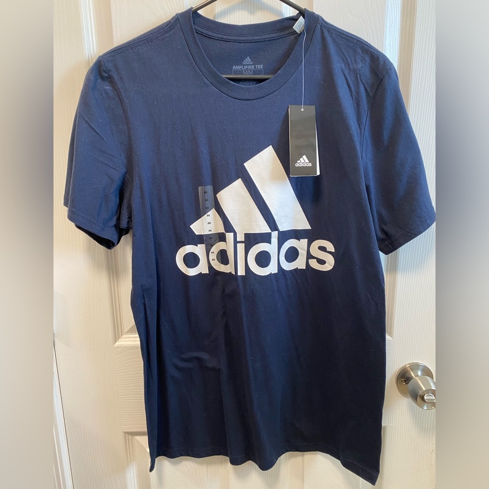 Adidas Men Basic Tee Navy Blue size M NWT